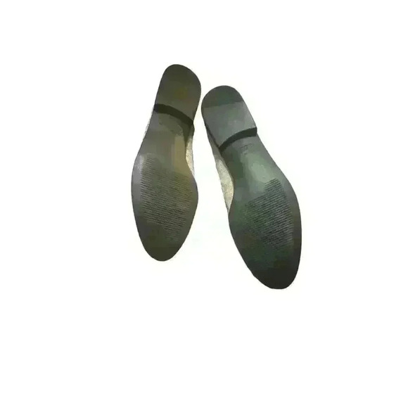 TROTTERS Womens Bone Off White Cream Basket Woven Loafer Flats 10. - Picture 4 of 4